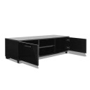 vidaXL TV-benk høyglans sort 120x40,3x34,7 cm