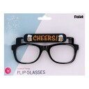 Folat Briller Thirsty/Cheers Svart One size 24086