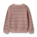 Wheat Jacquard Pullover Nanna Dry Rose (98 /3 år)