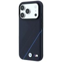 BMW M Tire Track Blue Line MagSafe-deksel til iPhone 18 Pro / 17 Pro – Marineblå
