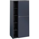 VILLEROY & BOCH SUBWAY 3.0 SIDESKAP 57X120 HØYRE MARINE BLUE HÅNDTAK I KROM