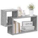 vidaXL Vegghylle Veggmontert Grå Sonoma 55 x 15 x 35 cm Konstruert tre
