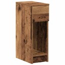  Nattbord med skuff gammelt tre 20x36x60 cm 8721158575883
