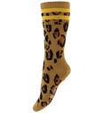 Mini Rodini Basic Leopard 2 Pack Socks   Black   24/27