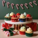 Julecupcakeformer Med Folie