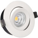 Antidark - Downlight Spott 7W 3000K Tilt Hvit