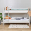 Hoppekids ECO Comfort køyeseng inkl. Lamellbunn 90x200 cm, Dove Grey   Unoliving