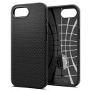 Spigen Liquid Air TPU-deksel Matt Svart for iPhone 16e
