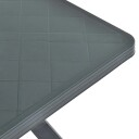 vidaXL Bistrobord grønn 70x70x72 cm plast