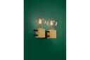 Vegglampe Eglo Levantara Svart/Tre med 2 Lamper -