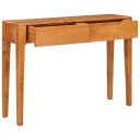  Konsollbord med skuff Brun 110 x 30 x 80 cm Solid akasietre