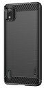 Mofi Nokia C2 2nd Edition Mofi Brushed Carbon Fiber Fleksibelt Plast Deksel - Svart