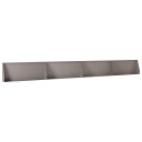vidaXL Støttemur 4 stk. 100 x 12 x 30 cm Cortenstål Rusten