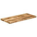  Bordplate naturlig kant 100x40x3,8 cm grovt heltre mangotre 370684