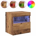  TV Veggskap 2 pcs Gamle tre 40 x 30 x 40 cm Konstruert tre