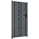  Hageport antrasitt 105x205 cm stål firkantet design