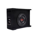 DD Audio LE-DF-SL608 basskasse 8" i kasse 300W RMS 600W Maks 2x2 Ohm