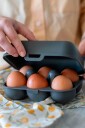 Koziol Eggekartong til 6 egg Eggs To Go Grå