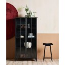 Nordal - Downtown Vitrineskap - Svart - 184x97   Unoliving