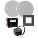 KBsound EIS In-Wall Premium BT/DAB Sort 5'' - 6403619
