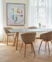 Hay CPH 30 Bord 90x250 cm Vannbasert Lakkert Eik/Off White Linoleum