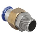 Geberit 35335 Vannslange Kopling i Rustfritt Stål, 22mm x 3/4" Union Muffe