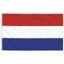 vidaXL Nederlandsk flagg og stang 5,55 m aluminium