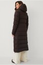 Áhkká   Dunfrakk Down Coat Long with Hood W   Brun