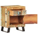 vidaXL Nattbord 40x30x50 cm gjenvunnet heltre