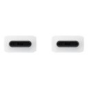 Samsung 5A USB-C Kabel 1.8m Hvit - USB 2.0 Mobillader