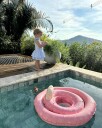 Vanilla Copenhagen Baby Badering Rosy Hearts Pink Ø 50 CM