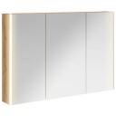  Baderomsspeilskap Kunstnerisk Eik 103,5 x 15,5 x 70 cm