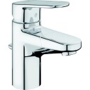 Grohe Europlus 1-greps servantbatteri 159 mm, med oppløft, uttrekbar tut, Krom