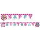 Globos Europe Girlander Happy Birthday L.O.L.