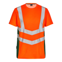 Engel Safety T-skjort Hivis Oransje/Grønn SEW-9544-182-101 L