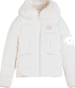 Tommy Jeans Tjw Slim Hood Puffer Down Ext   Cream   XS
