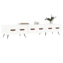 vidaXL TV-benk hvit 150x36x30 cm konstruert tre 8720845944933