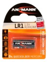 Ansmann 1,5V Alkalisk LR1 Batteri - Universelt 1 stk