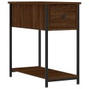 vidaXL Nattbord brun eik 30x60x60 cm konstruert tre