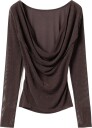 Noella N Madaline Top   CHOCOLATE   L