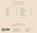 José Miguel Moreno Lluys Milan  Works For Lute  CD