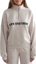 Aim'n   Collegegenser Varsity Sweat Half Zip   Beige