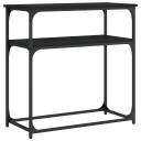  Konsollbord svart 75x35,5x75 cm konstruert tre 8720845420215