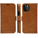 Dbramante1928 Lynge Flip-cover i Ekte Lær til iPhone 12/12 Pro Gyllenbrun