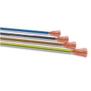Rød enleder strømkabel 1x4mm² 20 meter ledning i plastpose