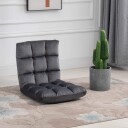 Sammenleggbar gulvstol med 13 posisjoner grå 55x71x53,5cm