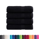  Premium håndklær SOLUND 4 stk svart 50x100cm 600 g/m2