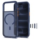 Tech-Protect MagAir MagSafe CC-etui til iPhone 18 Pro Max / 17 Pro Max – matt mørkeblå