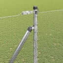  Gjerde med innlegg. sølv 1.6 x 50 m PVC belagt stål