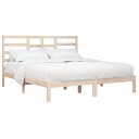 vidaXL Sengeramme heltre 200x200 cm